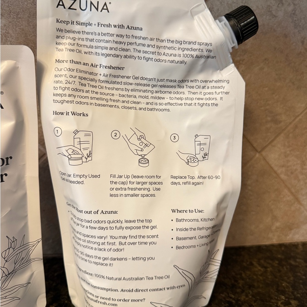 AZUNA Air Freshener and Odor Eliminator Set! - Picture 7 of 7